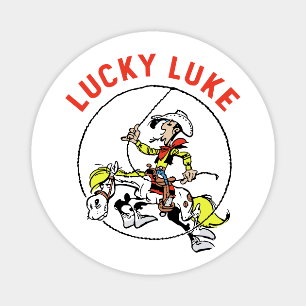 Lucky Luke 2 - Full color Magnet by Gabriel Pastor Store